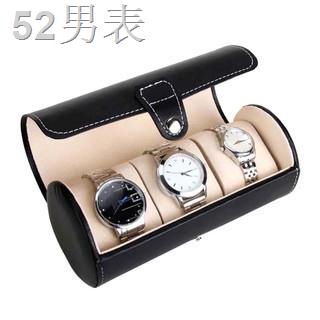☼3 Slot Watch Case PU Leather Roll Box Collector Organizer (5)