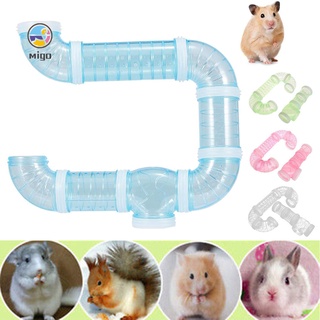 MIGO Transparent Hamster Rat Squirrel Cage Tunnel Tube Climbing Toy Small Pet Supply