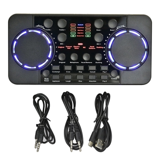 【Original Product】V300 PRO Sound Card 10 Sound Effects Bluetooth Noise Reduction Audio mixers Headse (1)