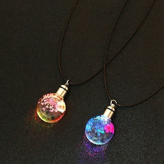 Yingyingfu.ph .ph Women Lifelike Tree Of Life Butterfly Glass Ball Amber Glowing In The Dark Pendant Necklaces