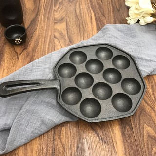$ ❤ DIY Takoyaki Pan Octopus Balls Baking Maker Grill Mold Iron