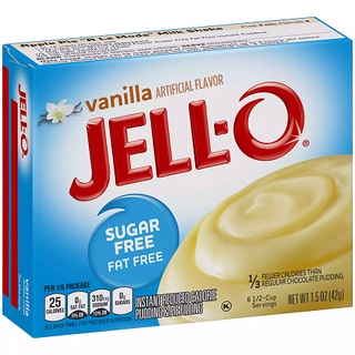 Jell-O Sugar Free Vanilla Flavor Instant Pudding & Pie Filling 42g