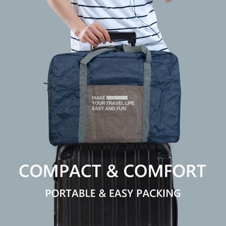 Foldable Travel Duffel Bag Unisex Luggage Travel Handbag Large Capacity Carry Shoulder Bag