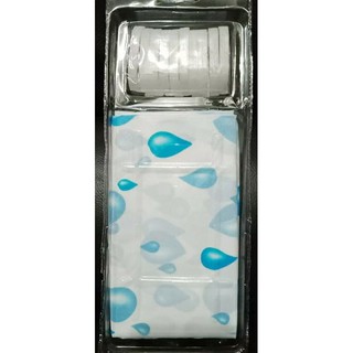 COD [#566] 180cm*180cm Plastic Waterproof Shower Curtain With Plastic Hook Drape Shower Cover
