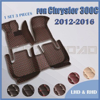 ☇▪∏Car floor mats for Chrysler 300C （Sedan）2012 2013 2014 2015 2016 Custom auto foot Pads automobile