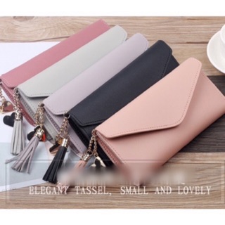 YQY #56101 Damieve Envelope Long Wallet (Leather)