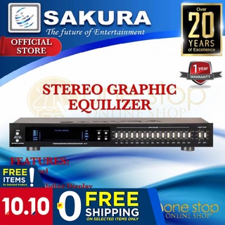 SAKURA ORIGINAL 2 Channel Stereo Graphic Equalizer EQ-151 •OSOS•