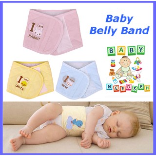 Wide Animal Design Baby Belly Band