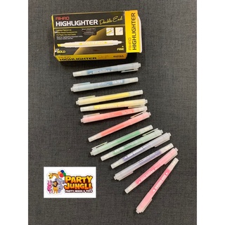 Ready Stock/❦Highlighter Double End 12pcs