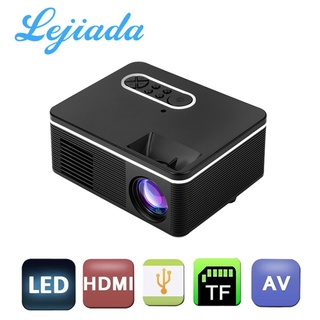 LEJIADA S361 Portable Mini LED 320x240 Pixels 600 Lumens Projector Home Media Player Built-in Speake