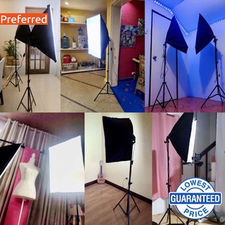 50x70cm Softbox Studio Light Stand Photograpy kit COMPLETE SET with Heavy-duty Stand