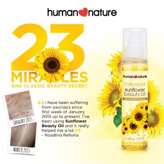 Human nature Sunflower Beauty Oil