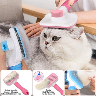 Pet Comb Self Cleaning Brush Professional Grooming Brush Quick Clean Hair Removal Accessories