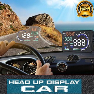 New HUD 5.5" Screen HUD Car Head Up Display System