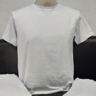 RUSHWIZ Tshirt Graphic Tees White (PLAIN) Cotton Spandex High Quality