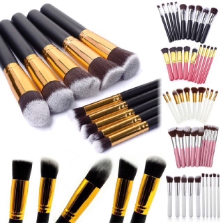 10 Pcs Professional Soft Make Up Brush Set