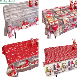 Christmas Tablecloth Kitchen Table Cloth Cover Rectangle Xmas Printed Home Decor Desk Cloth Waterproof