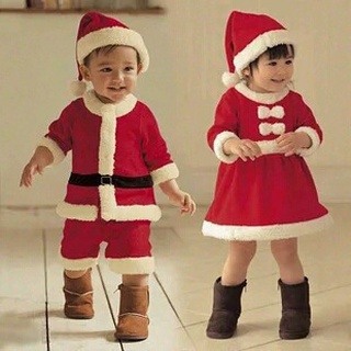 Baby Christmas Costume European and American Christmas Clothing Children Christmas Outfit Santa Claus Boys and Girls