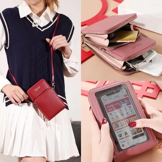 New Fashion Leather Ladies Wallet Cute Phone Wallets Sling Bag For Women
