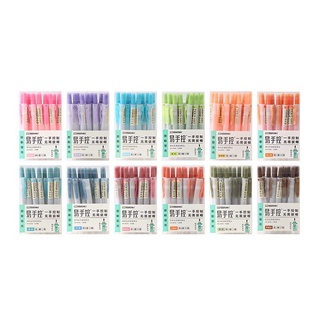 D S Vintage and Pastel colors Retractable Highlighter Pen - Sold per piece