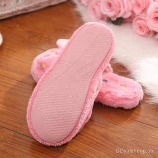 ✿Prefered✿ Cute Lovely Home Slippers Cotton Slippers Anti-slip Sole Indoor Slippers For Women (5)