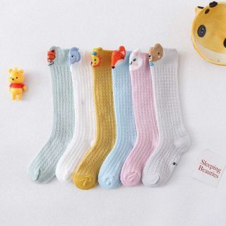 Breathable Thin Cotton Mosquito Baby Socks Baby Knee Socks