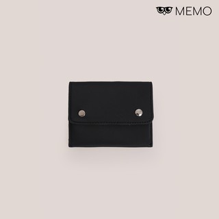 Memo Compact Wallet For Men (Black)