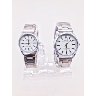 Casio/rolex couple watch stainless with boxIn stock