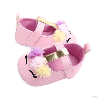 BOBORA Baby Buckle Shoes PU Princess T-Bar Non-Slip【Stock】