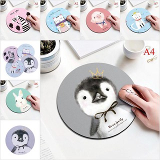 【maud•AND】1Pc cute mouse pad round office mice pad rubber computer anti-slip t