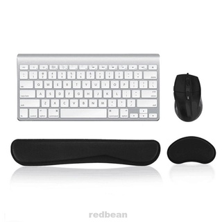 Practical Soft Nonslip Ergonomic Memory Foam Keyboard Mouse Wrist Rest Pad Set