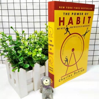 The Power of Habit English Novel Read Story Book Fiction Kids Adult Books Free gift (bookmark)