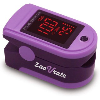 Zacurate Pro Series 500DL Fingertip Pulse Oximeter Blood Oxygen Saturation Monitor, Mystic Purple (1)