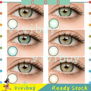 【vivi】2pcs Charming Cosmetic Contact Lenses Beauty Eye Wear