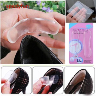 Silicone Gel Heel Cushion protector Foot feet Care Shoe Insert Pad Insole