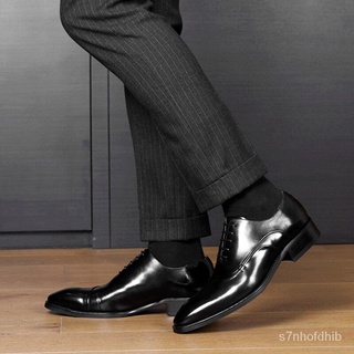 KEKPLeather Shoes Men's Shoes Dress Shoes【Preferably the Header Level Cowhide】British Retro Oxfords (4)