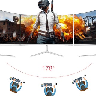 computer monitor144hz 27 Inch 4K Curved Gaming Monitor For Pc Game Competition 4K 144hz 27" LCD Com (7)
