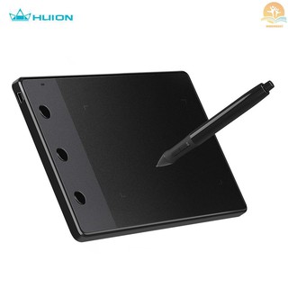Huion H420 4x2.23 Inch Professional Graphics Drawing Tablet Signature Pad Board with 3 Shortcut Keys 2048 Levels Pressure Compatible with Windows 7/8/10 & Mac OS for Drawing Teaching Signature Online Course