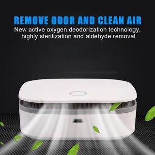 ☊FOU_Portable Air Purifier Freshener Fridge Air Cleaner Ozone Anion Generator☊