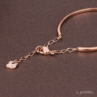 Swarovski/Swarovski Genuine Rose Gold Swan Bracelet Bracelet Lover Gift 5142752 (7)