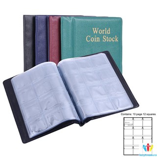 【COD】Coin Collection Book 120 Pockets Opening Stock Money Penny Storage Bag Coins Collect Album Hold