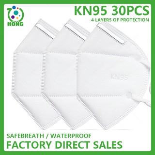 [HONG] KN95 (30 PCS) Ssurgucal Face Mask For Unisex 4 Layers Filters Facemask Men women Masks