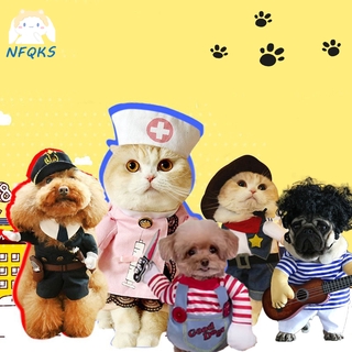 Dog clothes pet cute role playing clothes spoof funny dress up dog cat clothes