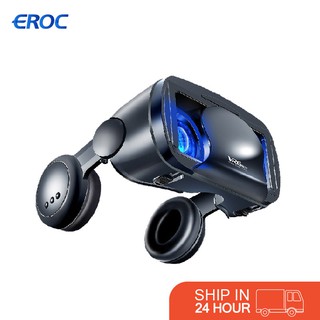 Eroc Virtual Reality 3D Glasses VR Box Smart Helmet For 5-7 Inch Mobile Phone