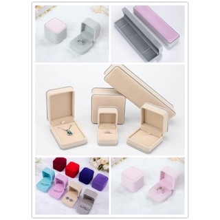 Jewelry Box Wedding Velvet Earrings Ring Box Jewelry Display Case Gift Boxes Necklace Box
