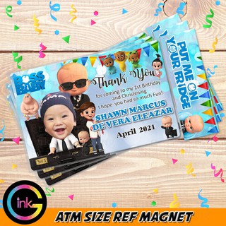 Boss Baby v2 Theme Photo Ref Magnet Souvenir with FREE TAG!