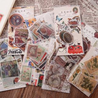 40Pcs Stickers Time Backward Series Journal Hand Account Diary Decorative Material DIY Stickers