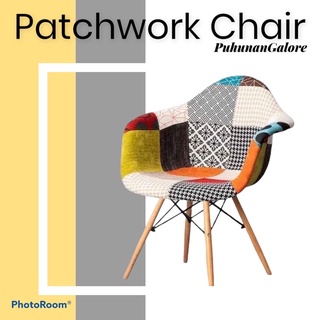 SUPER SALE LIMITED STOCKS Eames Scandi Patchwork Chair / Armrest Chair/ Doily Chair