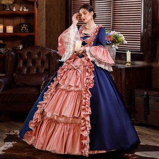 【Performing arts clothes】18th Century Rococo Party Prom Dresses Royal Baroque Cosplay Evening Dress