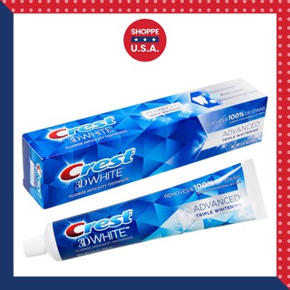 Crest 3D White Advanced Whitening Fluoride Toothpaste, 5.6 oz. (158grams) (1)